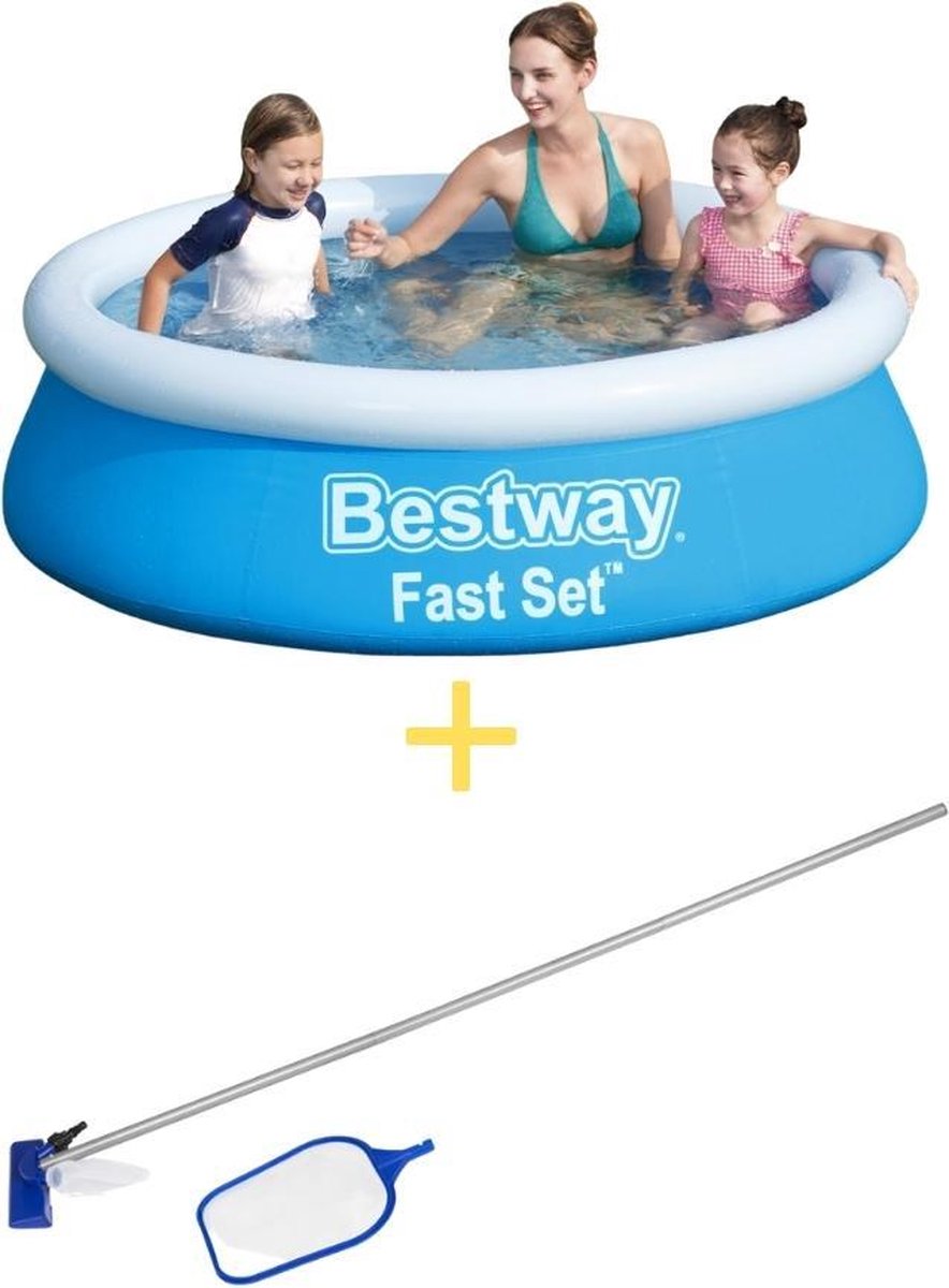 Bestway Zwembad - Fast Set - 183 X 51 Cm - Inclusief Onderhoudsset - Blauw