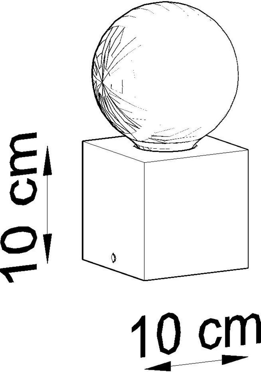 Lamponline Tafellamp Ariz Beton - Grijs