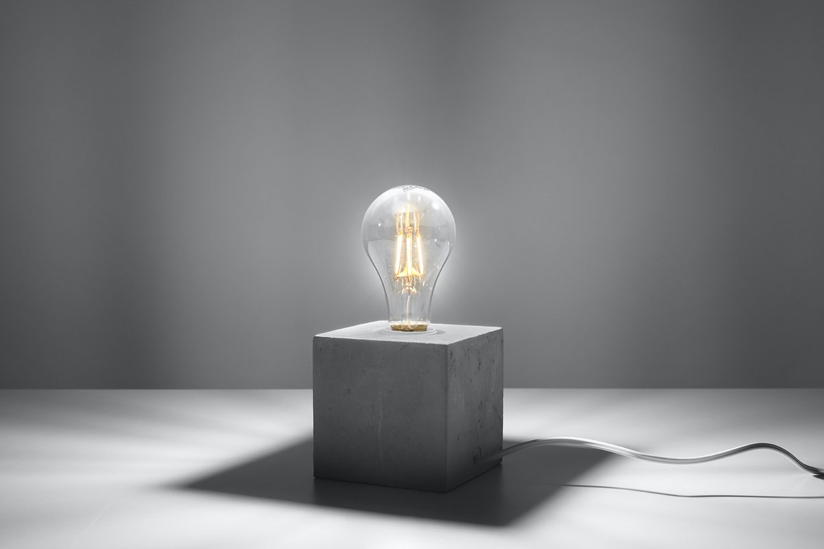 Lamponline Tafellamp Ariz Beton - Grijs