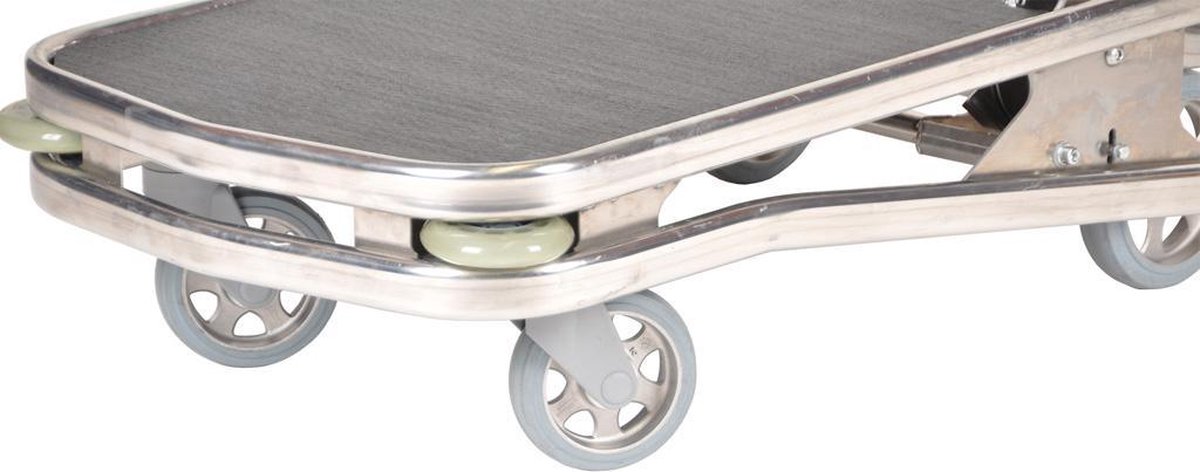 Matador Rebel L Inklapbare Plateauwagen, Lvm. 400 Kg 1200 Mm X 620 Mm - Grijs