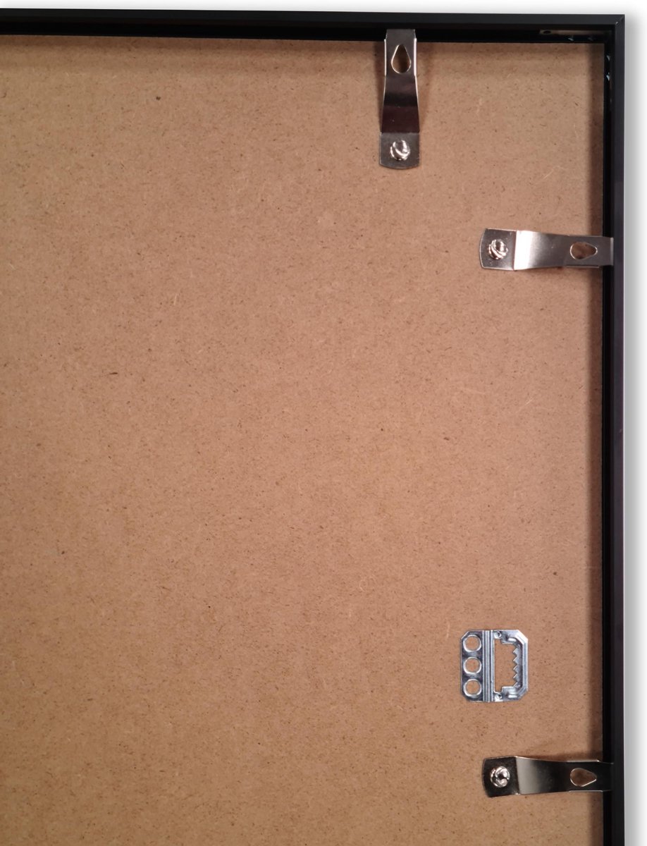 Acaza Aluminium Fotokader, Fotolijst Met Formaat 50 Cm X 75 Cm, Plexiglas,e Rand - Zwart