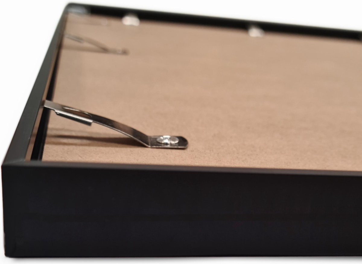 Acaza Aluminium Fotokader, Fotolijst Met Formaat 50 Cm X 75 Cm, Plexiglas,e Rand - Zwart