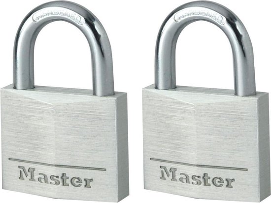 Masterlock Master Lock Hangslot 40 Mm Aluminium 2 St 9140eurt