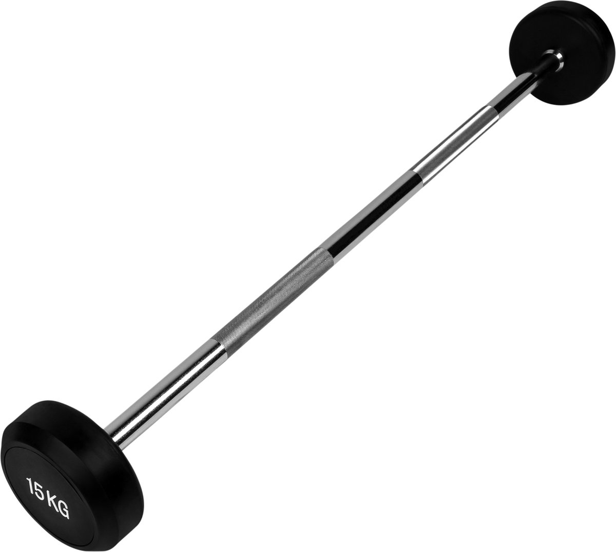 Ryzor Barbell Halterstang Met Gewichten - 15 Kg - Rubber - Zwart