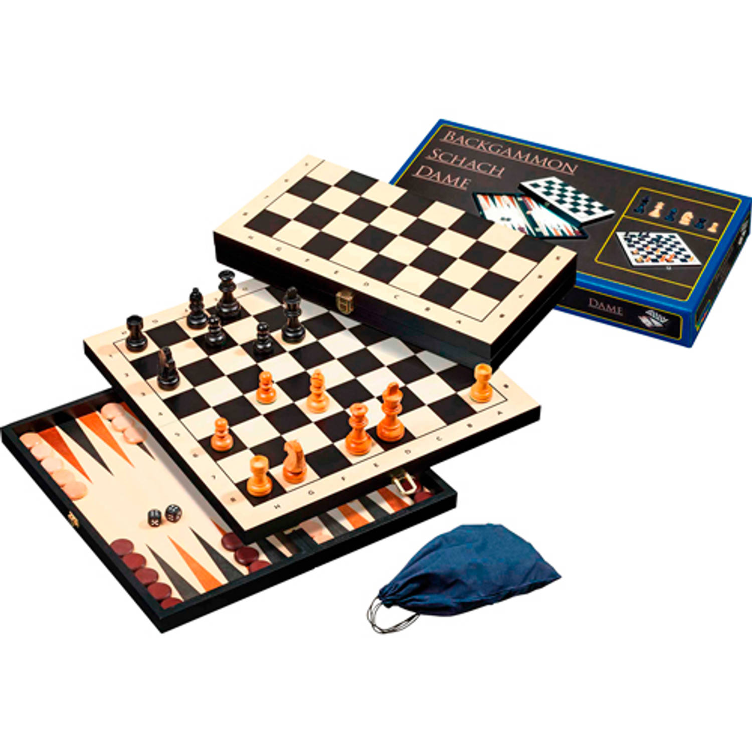 Philos Backgammon 3-1 Set 44mm