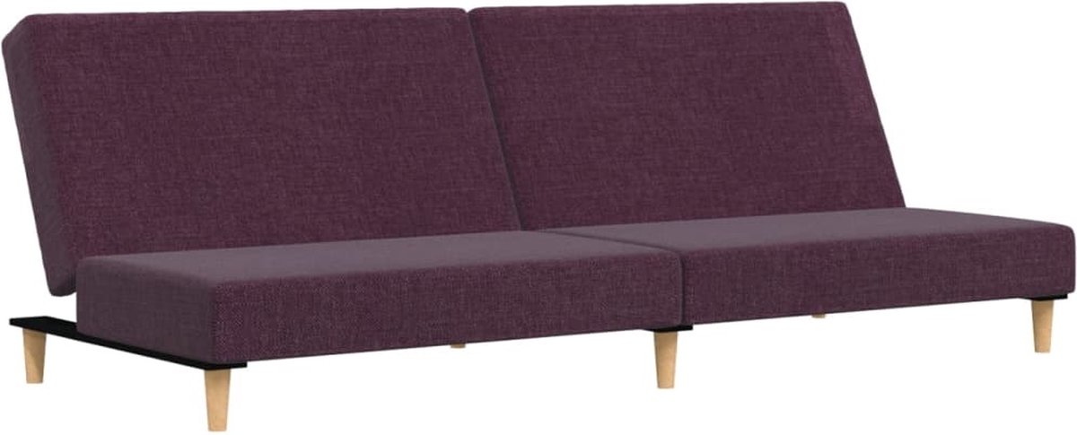 Vidaxl Slaapbank 2-zits Stof - Paars