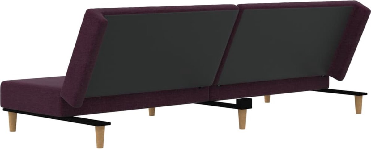 Vidaxl Slaapbank 2-zits Stof - Paars