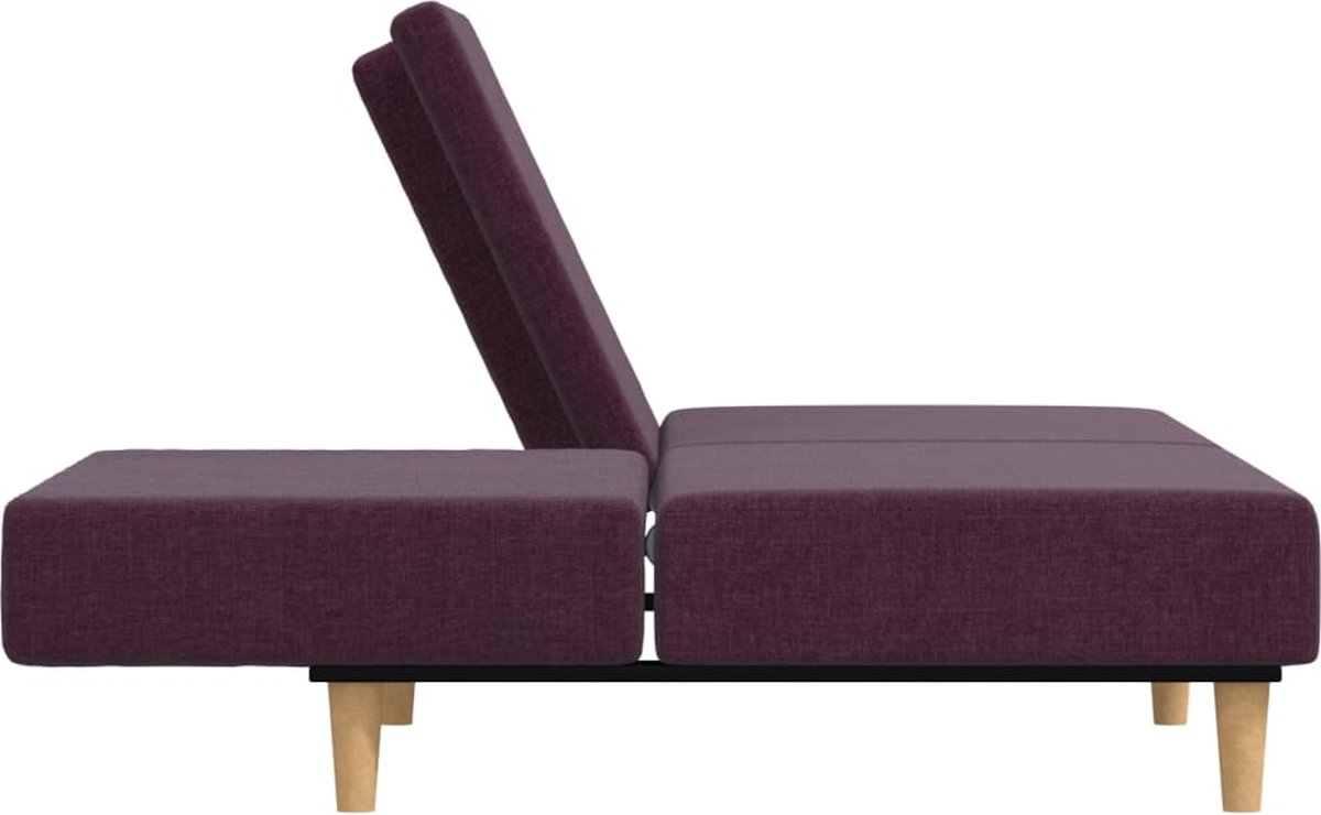 Vidaxl Slaapbank 2-zits Stof - Paars