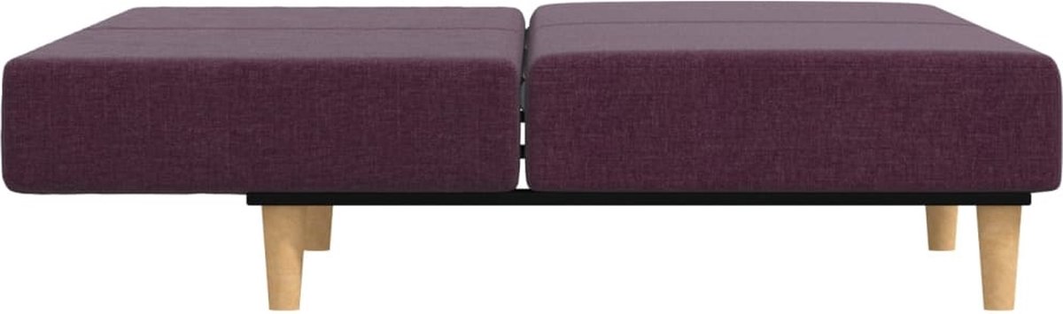 Vidaxl Slaapbank 2-zits Stof - Paars