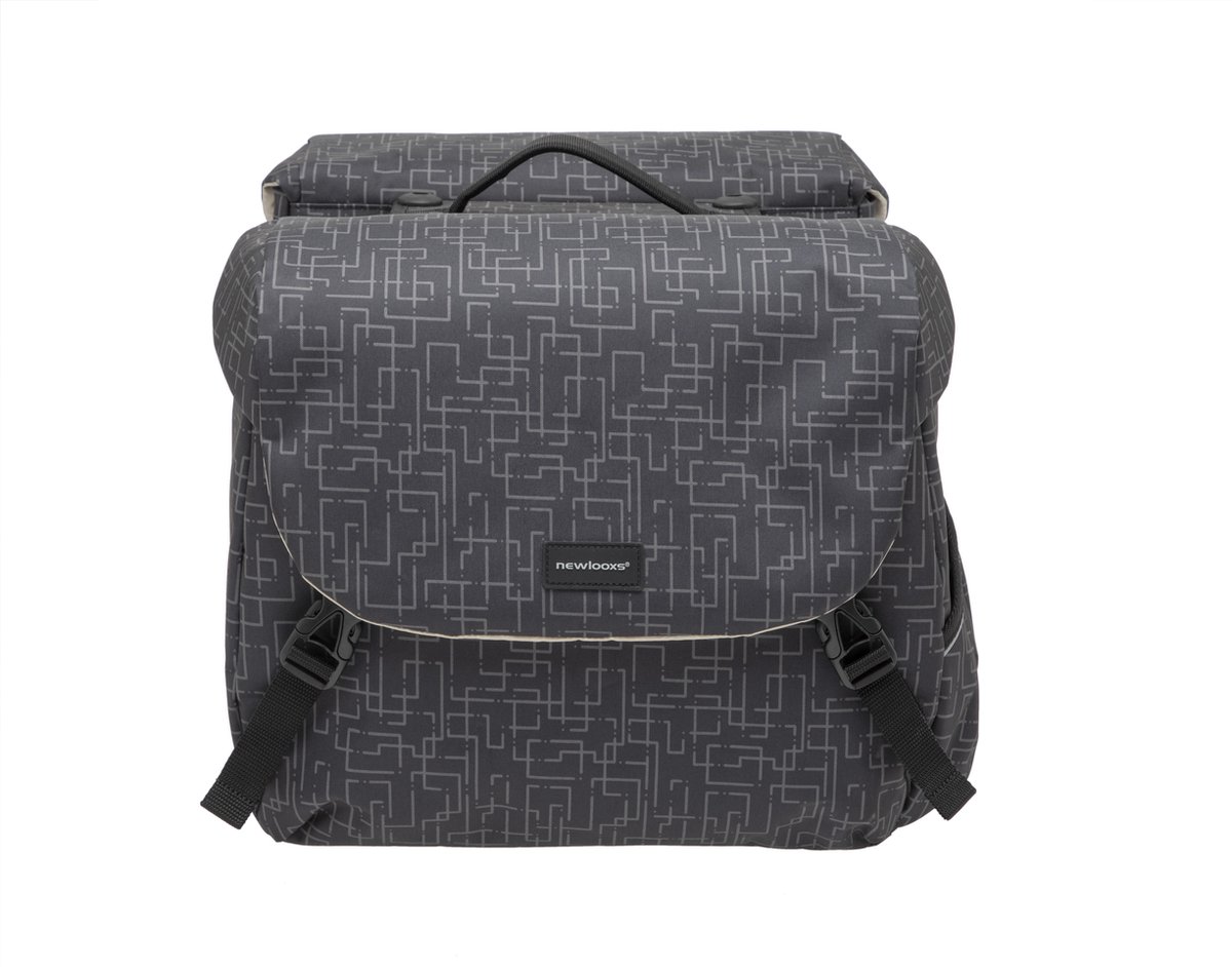 Tas New Looxs Dubbel Mondi Joy - Zwart