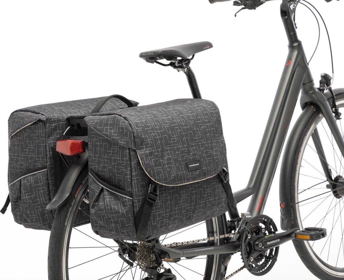 Tas New Looxs Dubbel Mondi Joy - Zwart