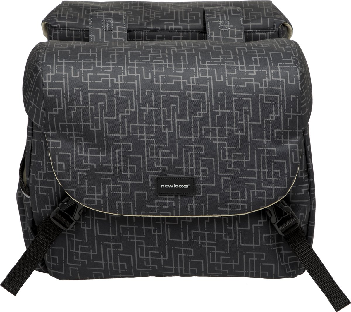 Tas New Looxs Dubbel Mondi Joy - Zwart