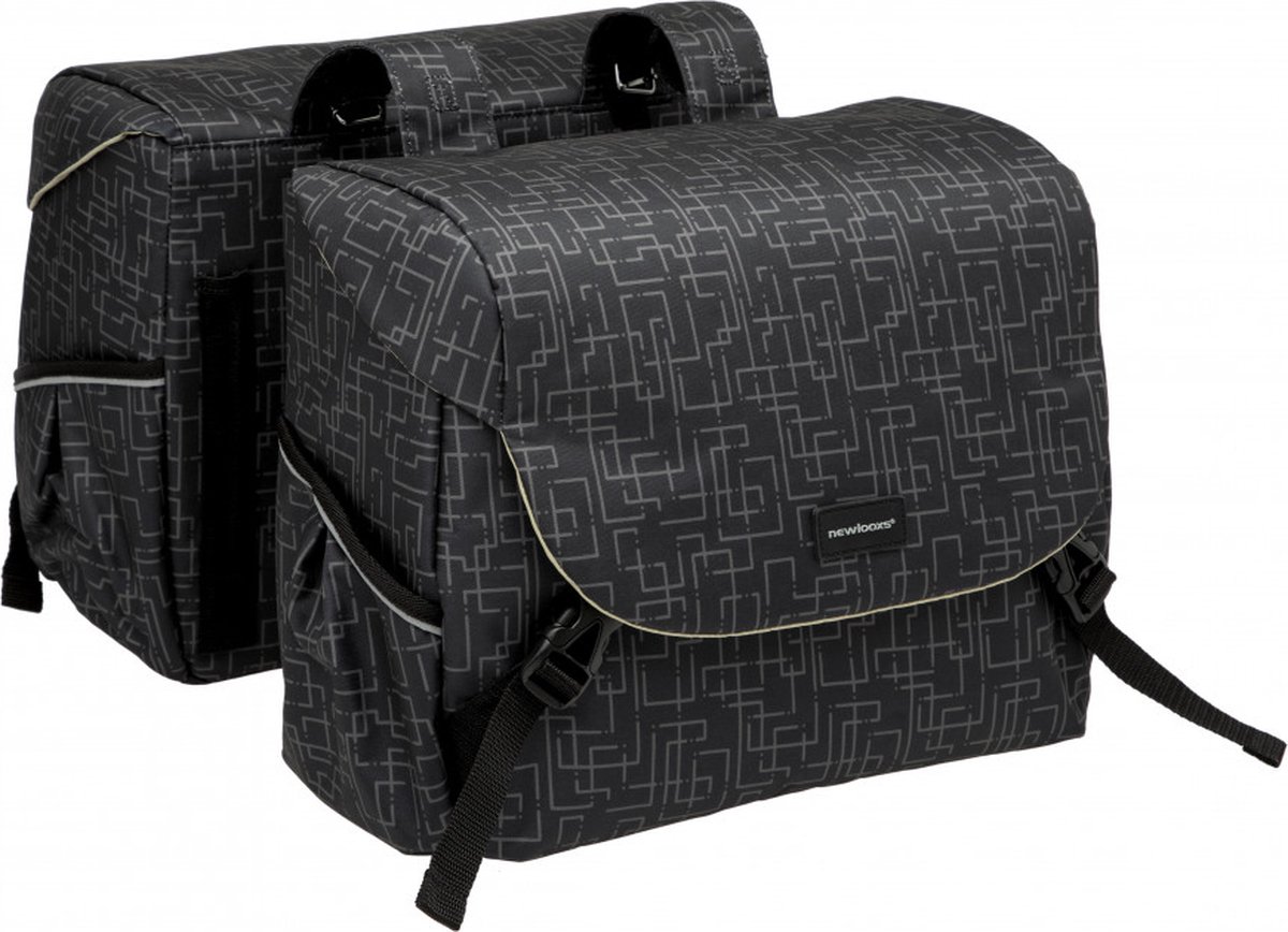 Tas New Looxs Dubbel Mondi Joy - Zwart