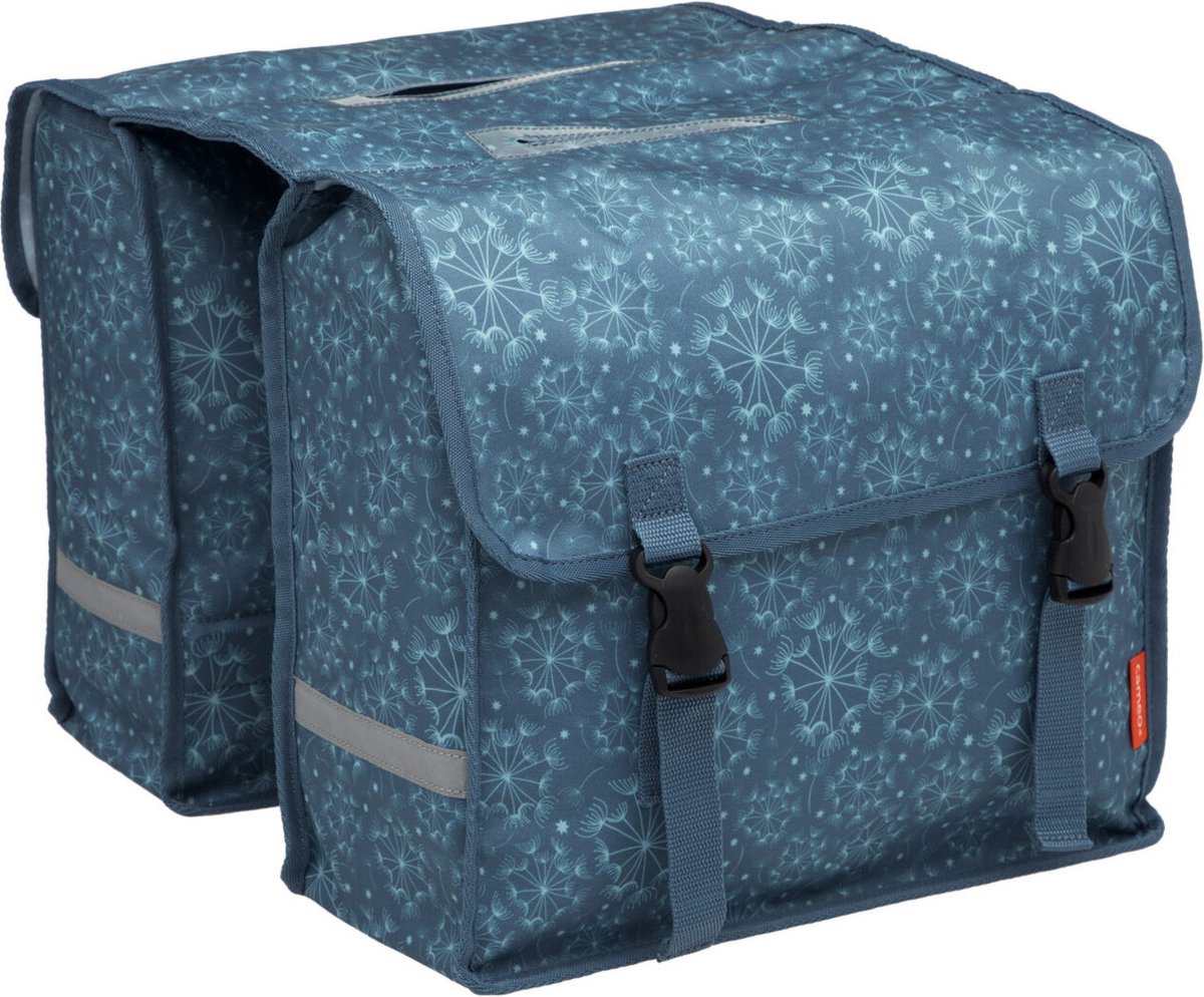 Cameo Dubbele Fietstas Tara 30 Liter Polyester - Blauw