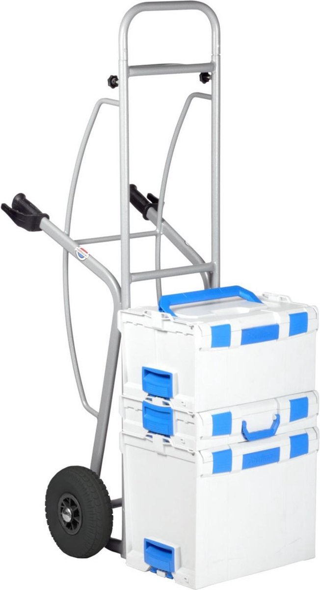 Matador Krattensteekwagen - Lucht Banden - Kleur: Hamerslag - Grijs