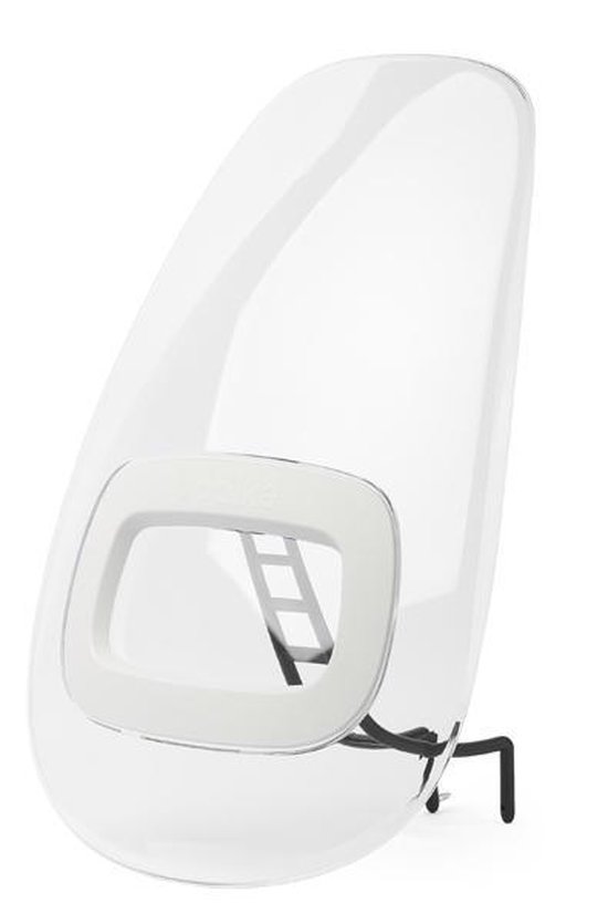 Bobike Windscherm One+ Snow Wit - Zwart