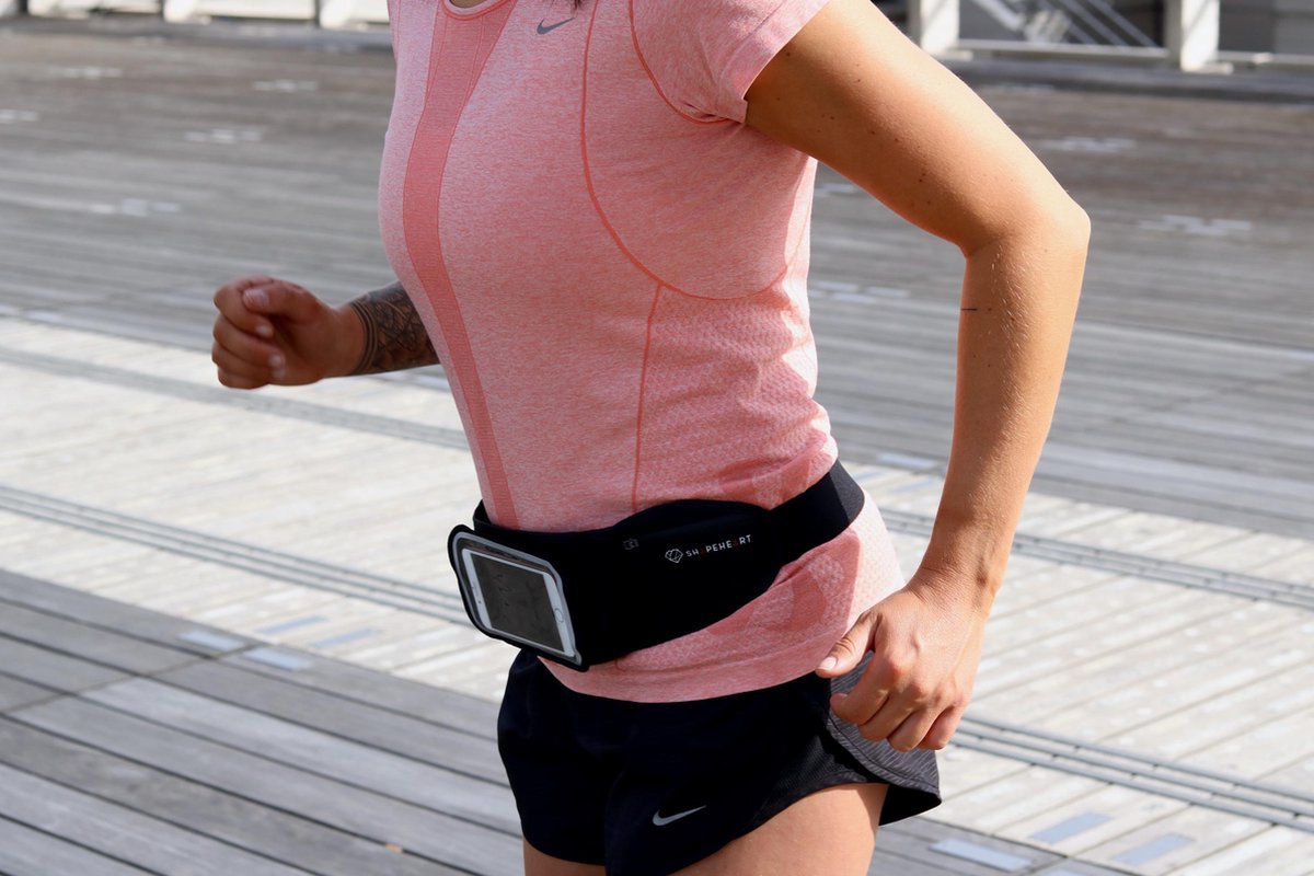 Shapeheart Heuptas Lycra/siliconen Maat M - Zwart