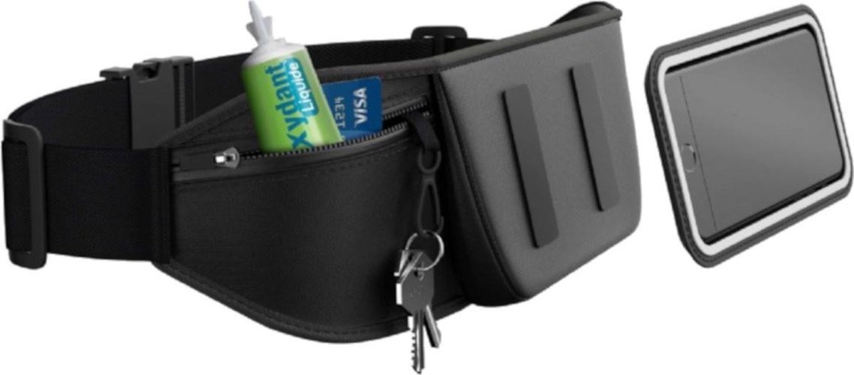 Shapeheart Heuptas Lycra/siliconen Maat M - Zwart