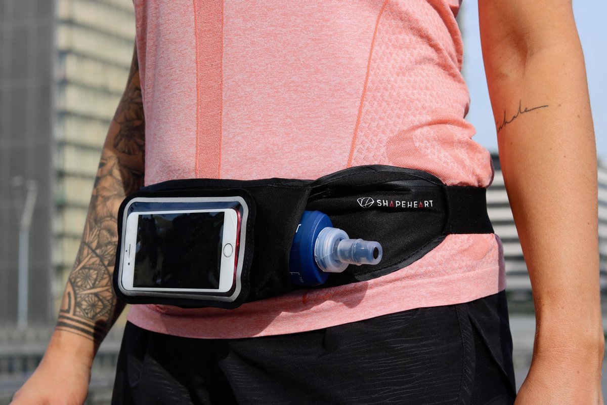 Shapeheart Heuptas Lycra/siliconen Maat M - Zwart