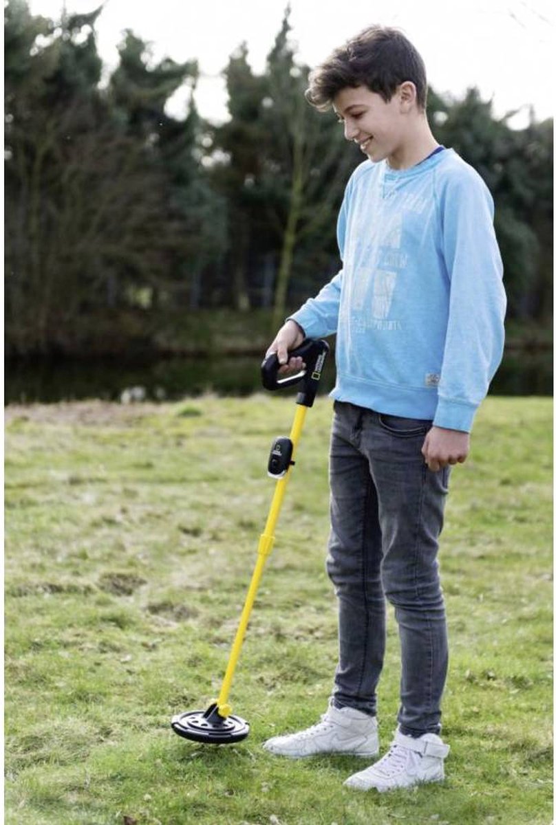 National Geographic Metaaldetector 65-83 Cm/zwart 2-delig - Geel