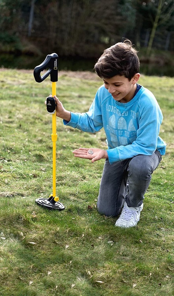 National Geographic Metaaldetector 65-83 Cm/zwart 2-delig - Geel