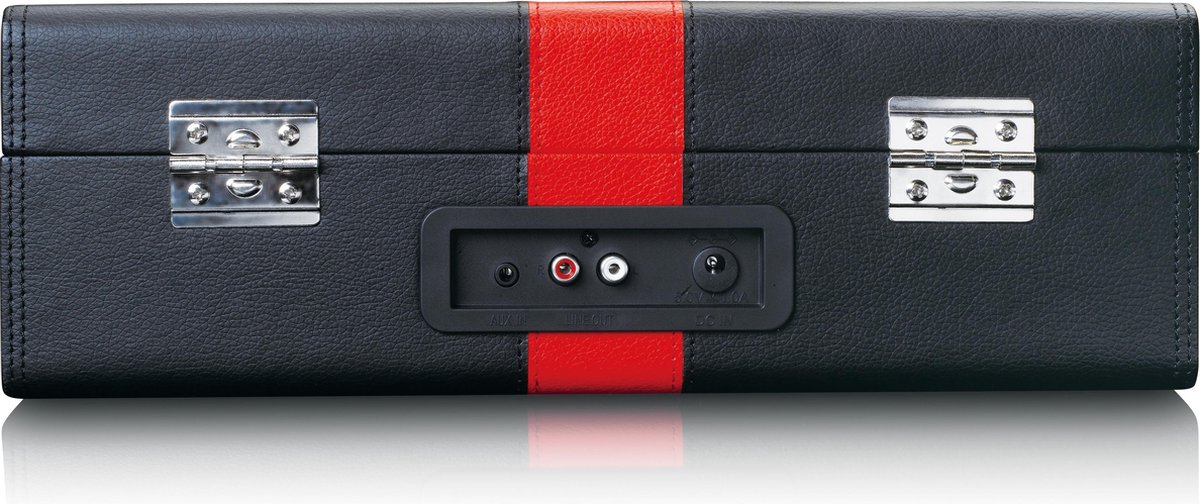 Platenspeler Met Bluetooth Ontvangst En Ingebouwde Speakers Classic Phono Tt-110bkrd- - Rood