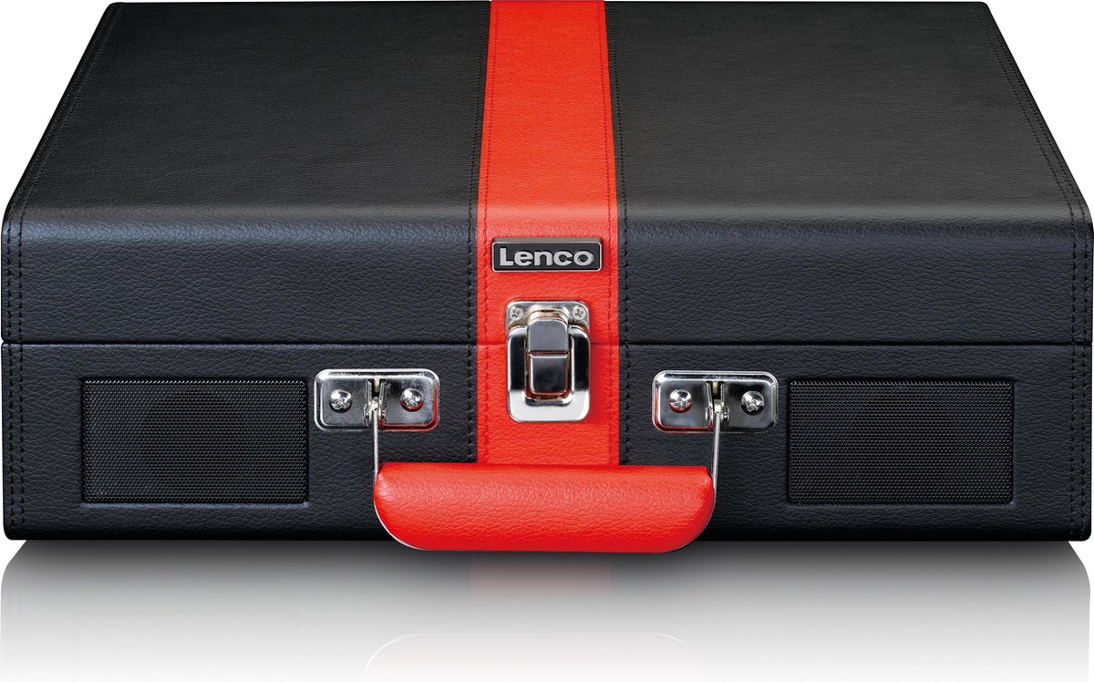 Platenspeler Met Bluetooth Ontvangst En Ingebouwde Speakers Classic Phono Tt-110bkrd- - Rood