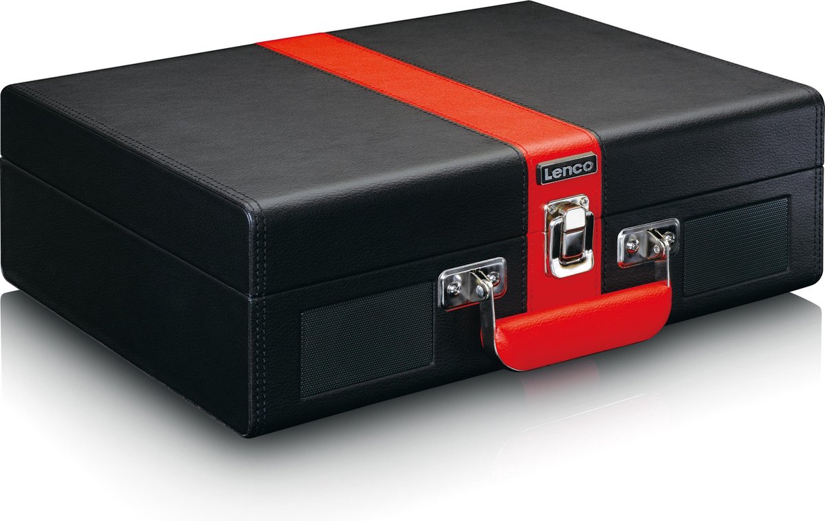 Platenspeler Met Bluetooth Ontvangst En Ingebouwde Speakers Classic Phono Tt-110bkrd- - Rood