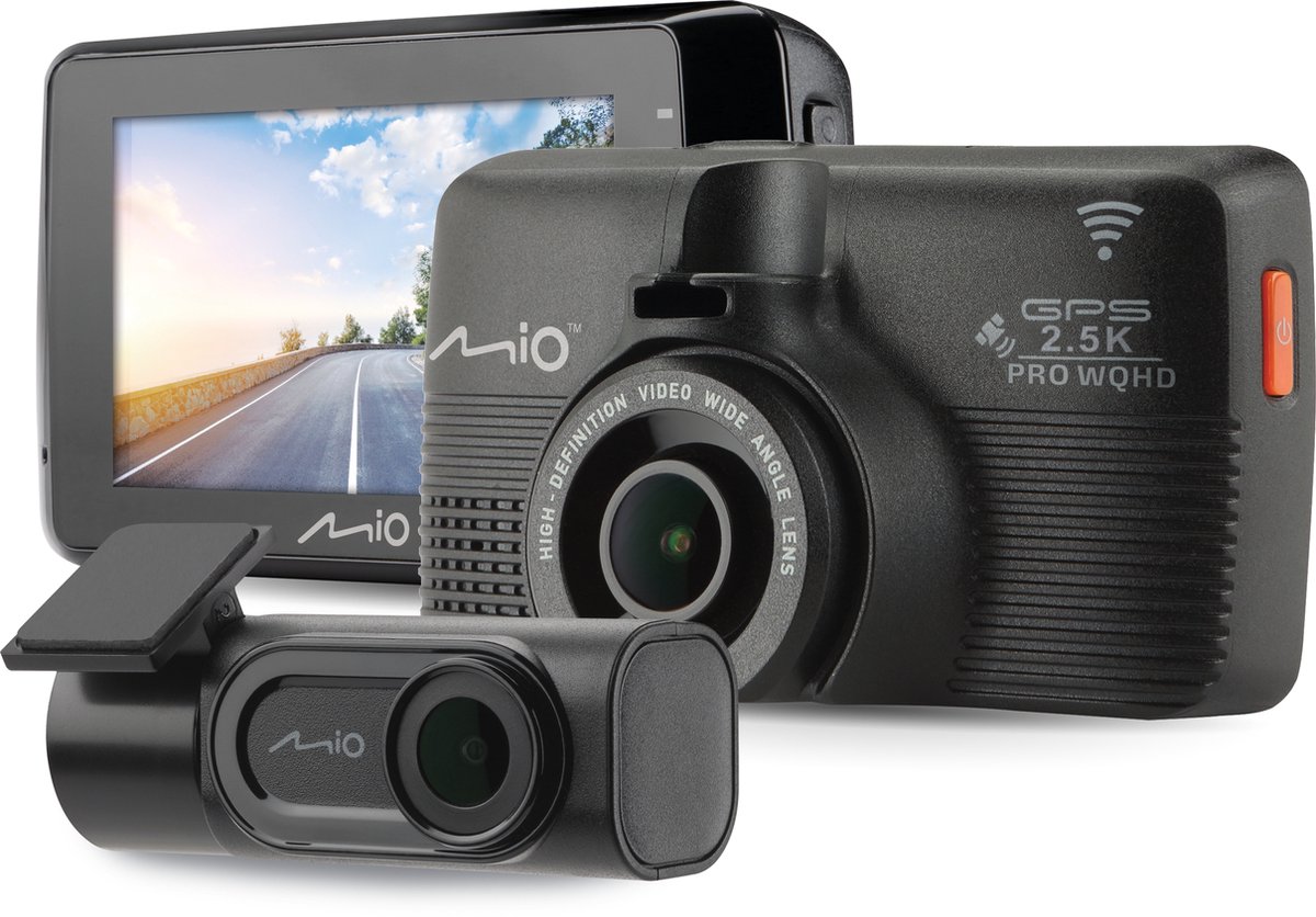 Mio Dashcam Mivue 798 Dual Pro 2,7 Inch 49 X 90 X 37 Mm - Zwart