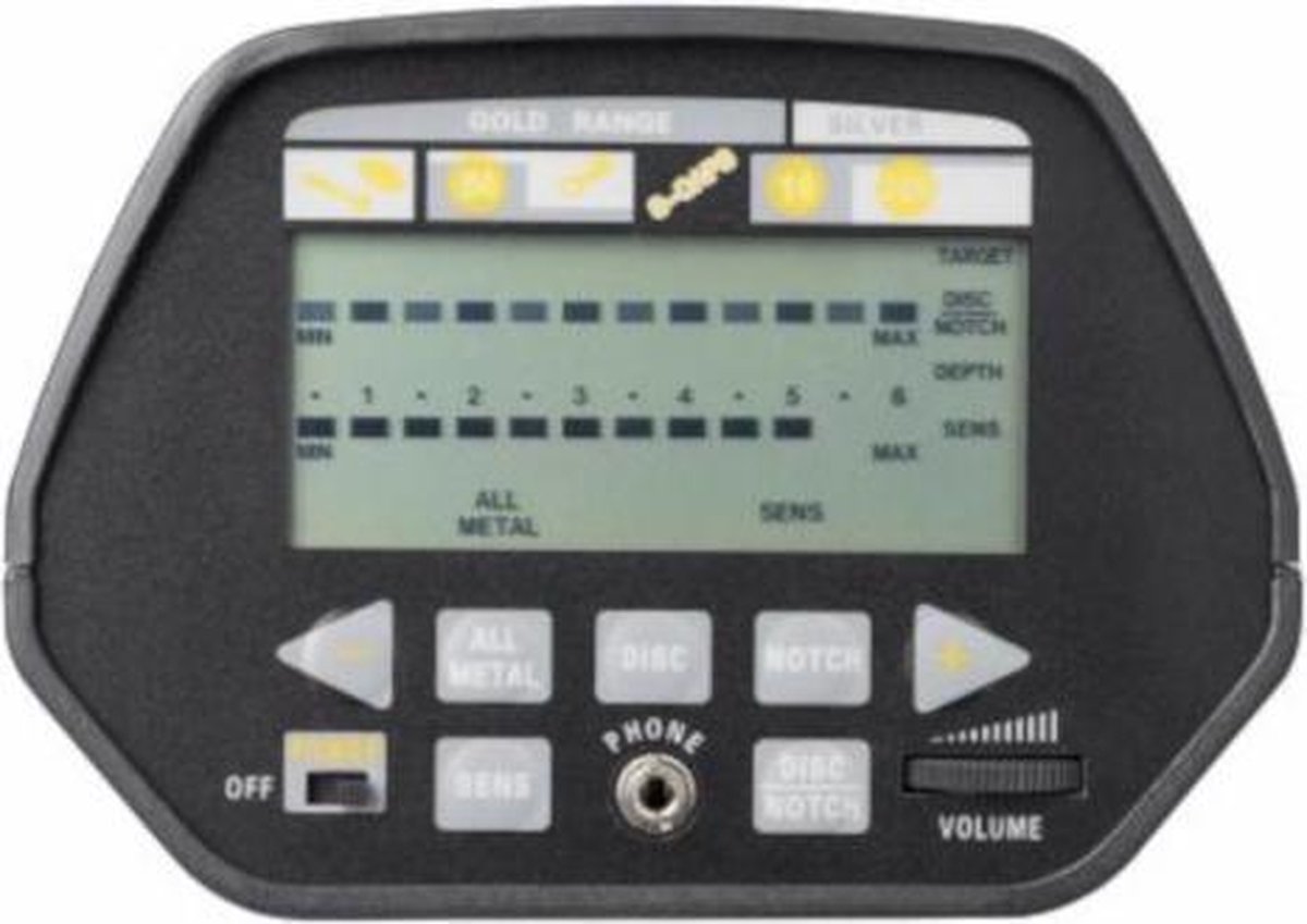 National Geographic Metaaldetector 100 - 125 Cm Staal - Zwart