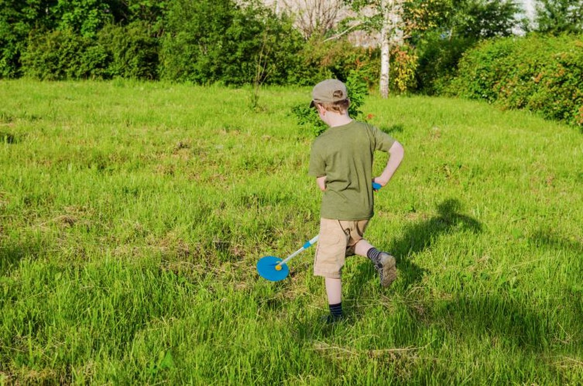 Velleman Metaaldetector Junior 17 Cm Staal/grijs - Blauw