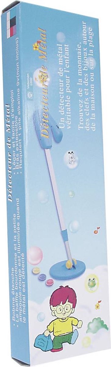Velleman Metaaldetector Junior 17 Cm Staal/grijs - Blauw
