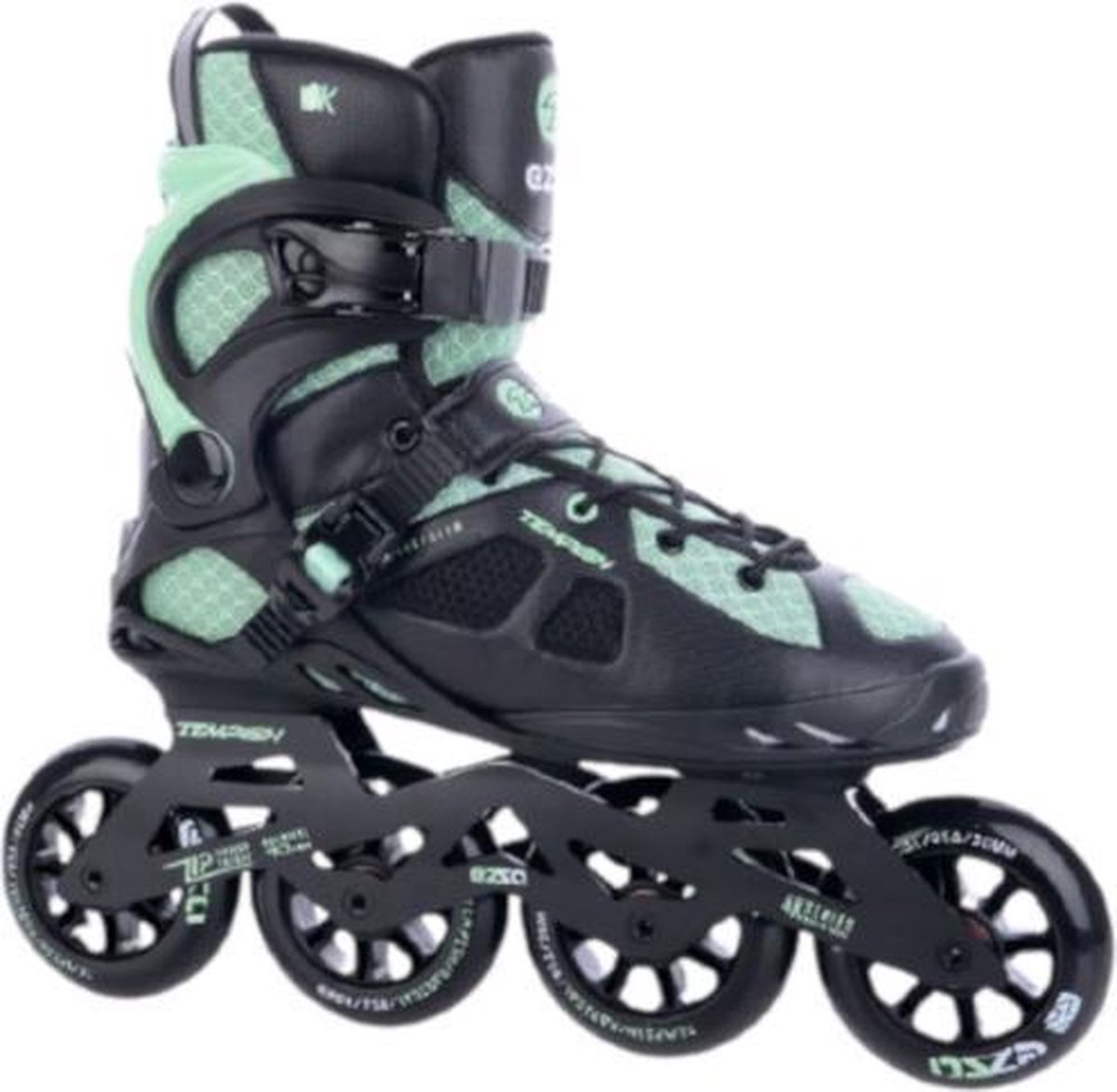 Tempish Inlineskates Ezza 85a Aluminium/nylon/zwart Mt 42 - Groen