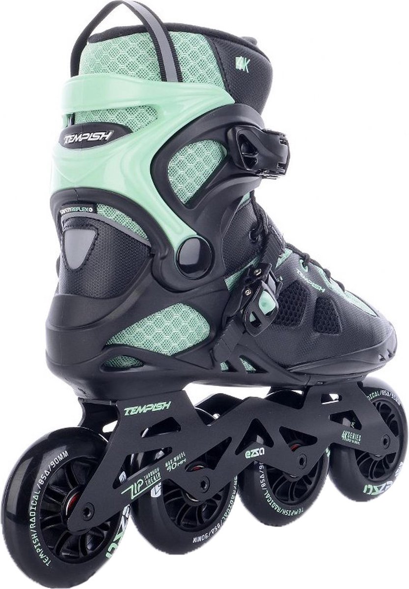 Tempish Inlineskates Ezza 85a Aluminium/nylon/zwart Mt 42 - Groen