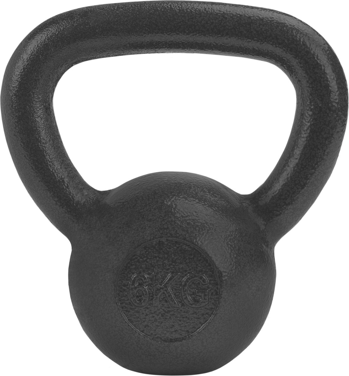 Ryzor Kettlebell - 6 Kg - Gietijzer - Grijs