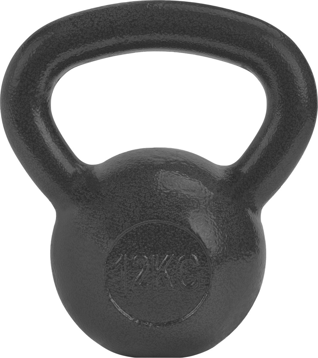 Ryzor Kettlebell - 12 Kg - Gietijzer - Grijs