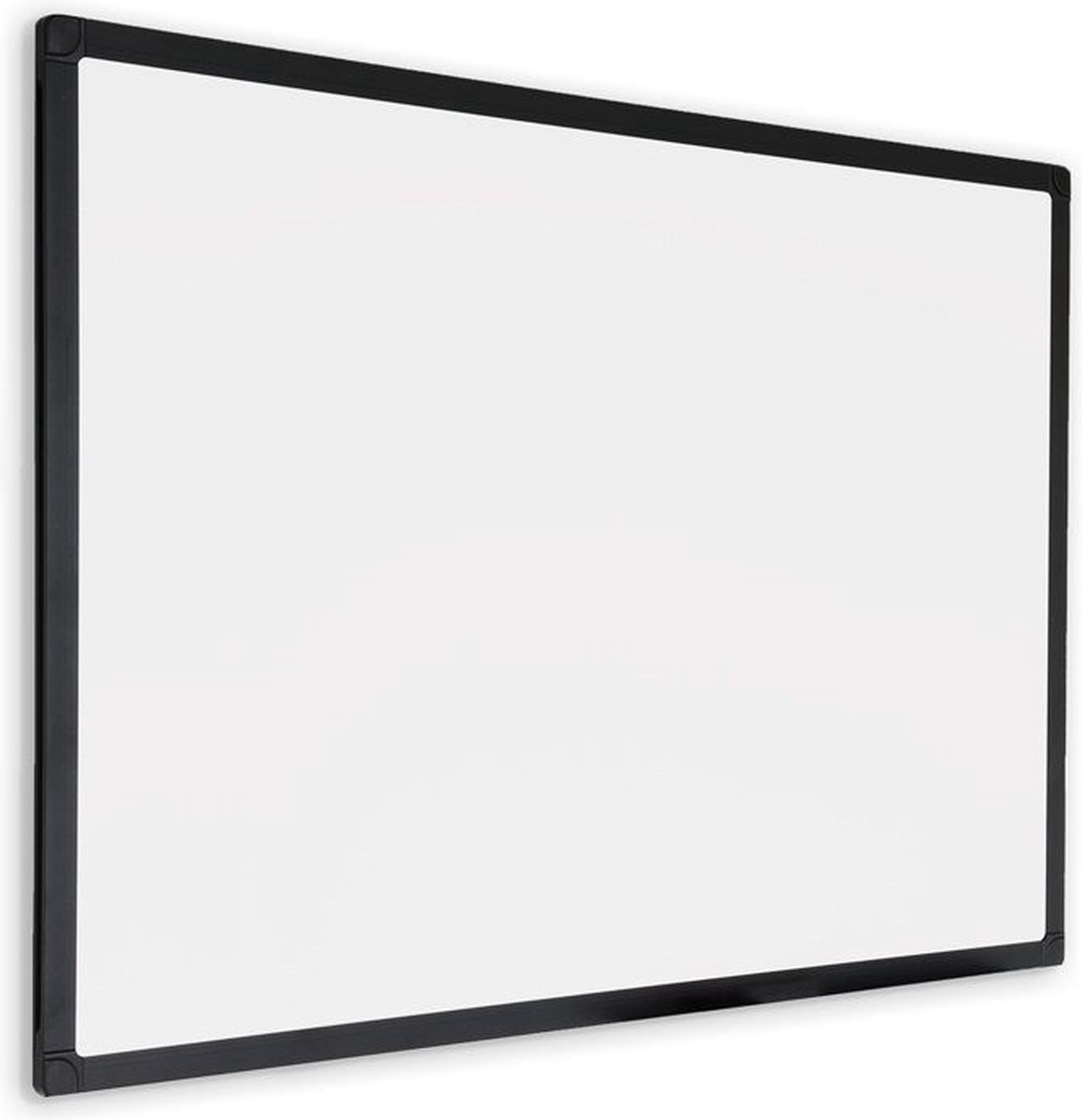 IVOL Whiteboard Met Frame - Magnetisch - 80x110 Cm - Zwart