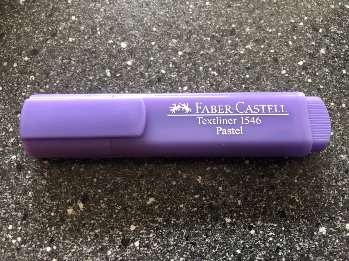 Faber Castell Tekstmarker 1546 Pastel Lila