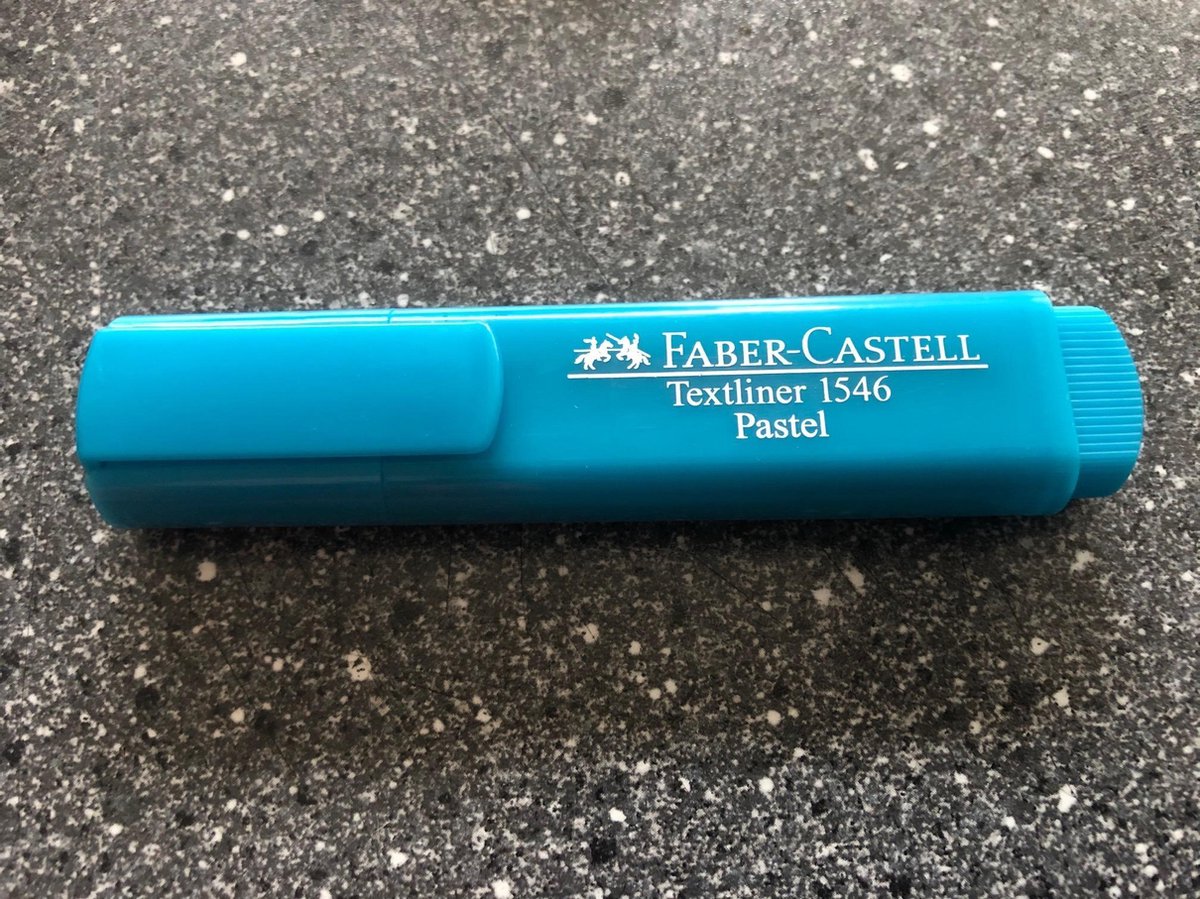 Faber Castell Tekstmarker 1546 Pastel Turkoois