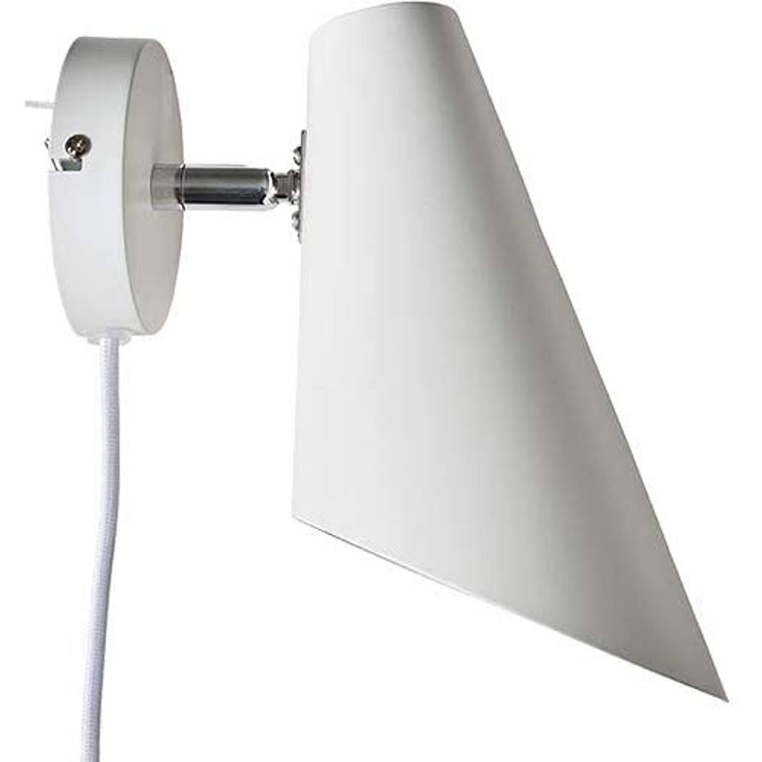 Dyberg Larsen Wandlamp Cale Led 15,5 X 24,5 Cm E14 35w Wit