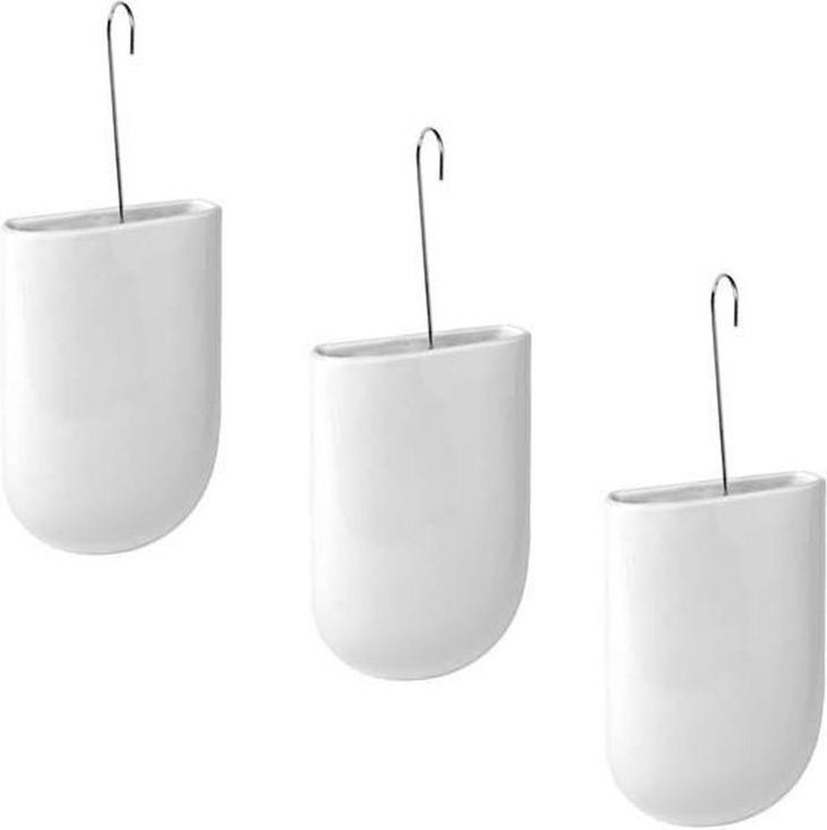 Pakket Van 2x Stuks Radiator Verdampers Wit Met Haak 13,5 Cm - Luchtbevochters