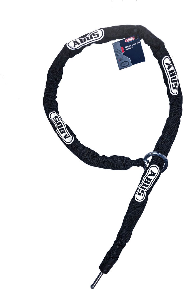 Abus Multifit Ach 6ks 130cm Insteekketting - Zwart