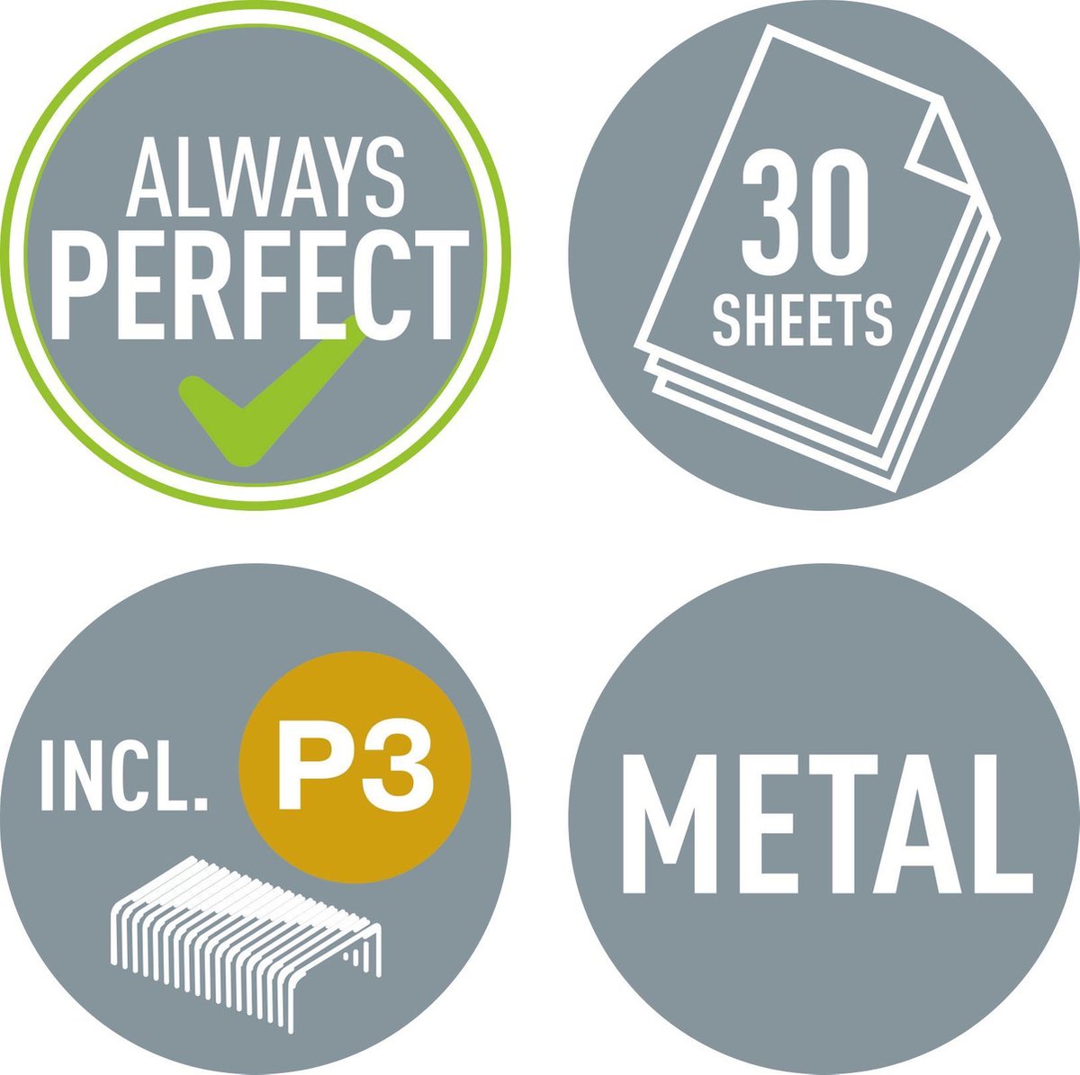 Leitz Kantoornietmachine Nexxt 3 Mm Metaal - Zwart