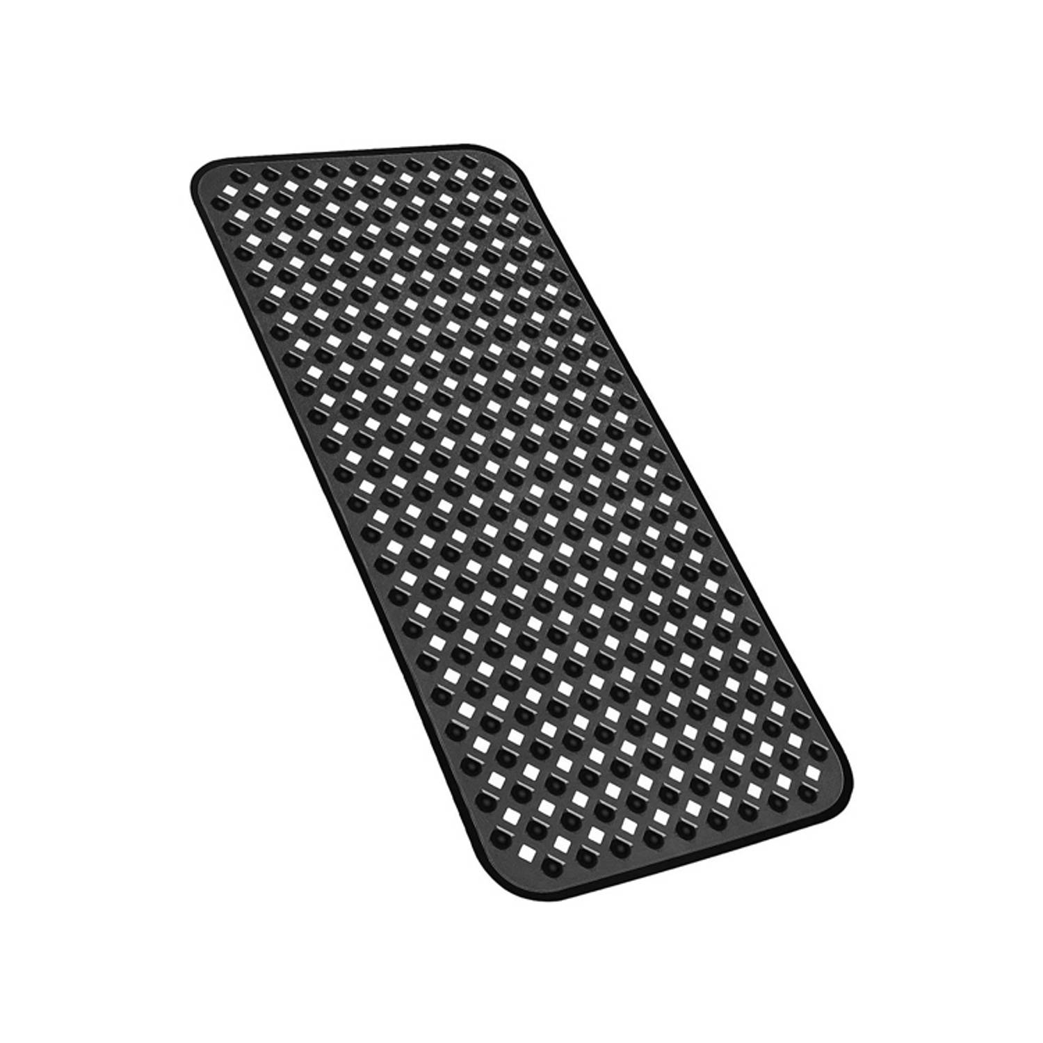 Antislip Douchemat - Badmat - Met Zuignappen - 88x40cm - Zwart