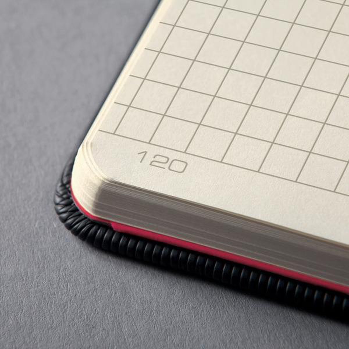 Notitieboek Sigel Conceptum Red Edition Hardcover A4 Geruit - Zwart