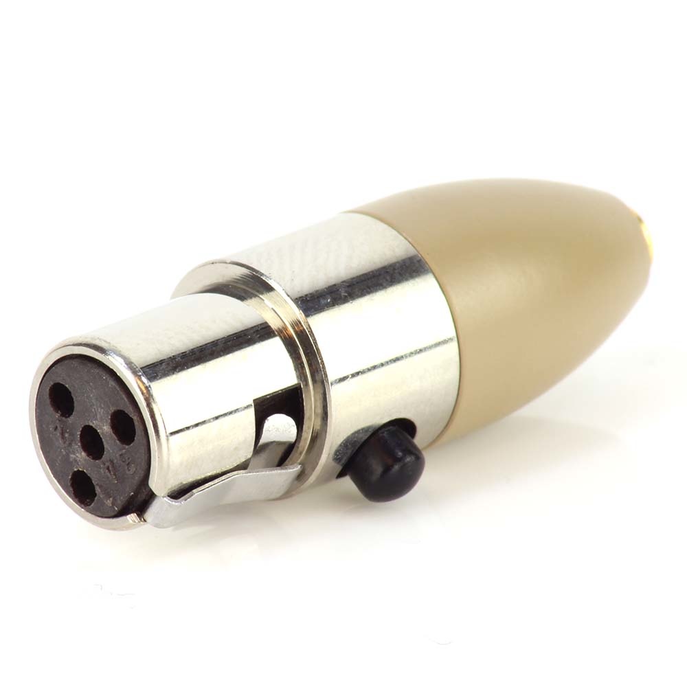 JAG IMX6A & X6A mini-XLR-connector beige voor Shure beltpacks