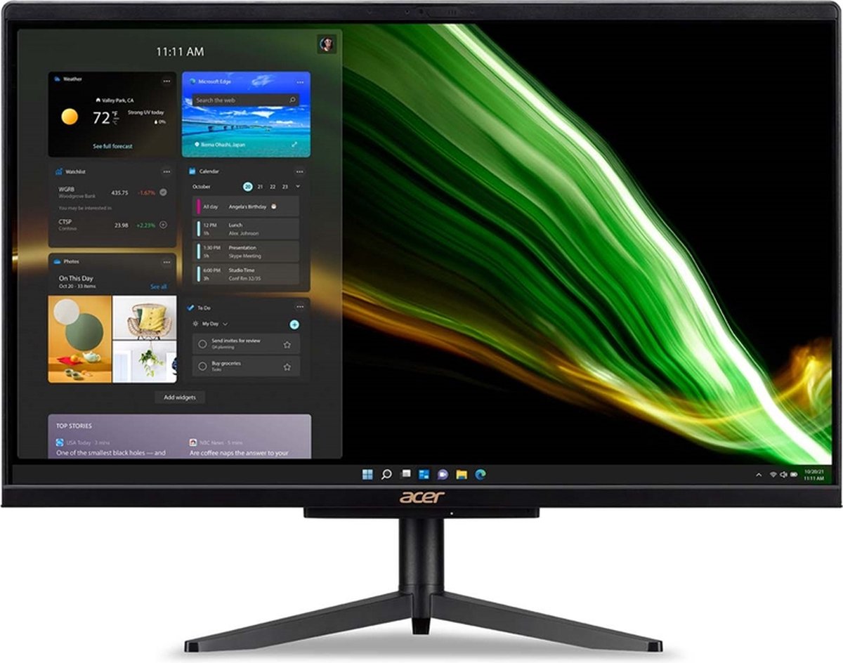Acer all-in-one computer ASPIRE C24-1600 IP60 NL - Zwart