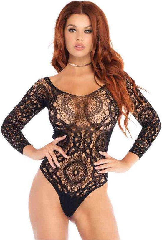 Leg Avenue Body Lace Goddess - Zwart