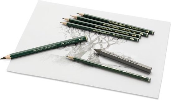 Faber Castell Potlood 9000 Designset - Wit