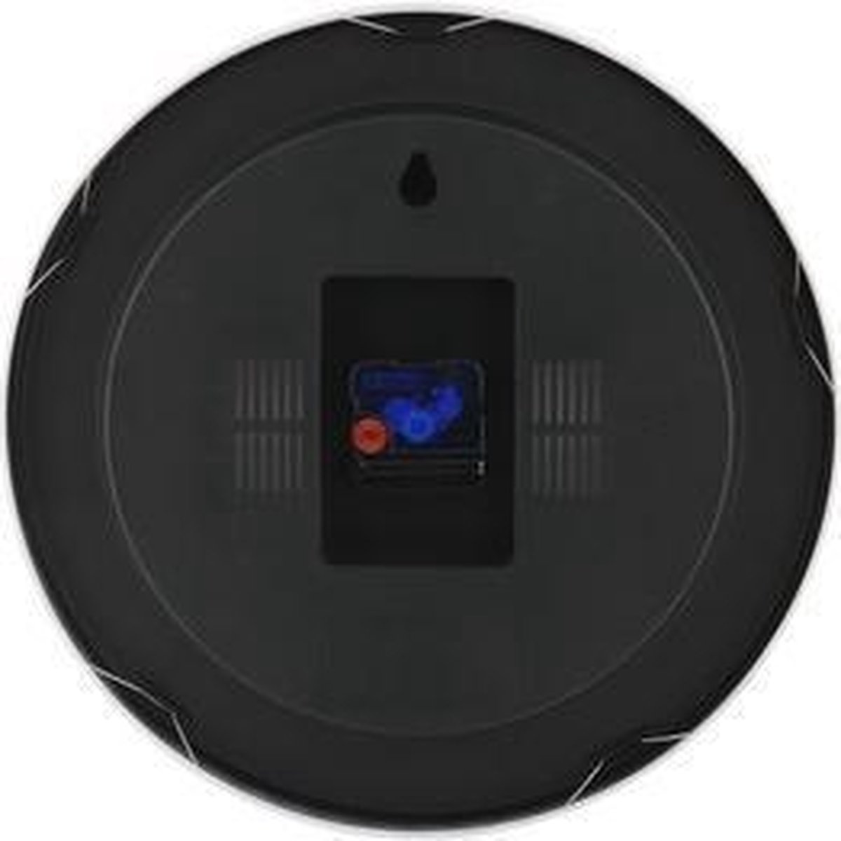 Nextime Wandklok Dia. 35 Cm, Geborsteld Aluminium, 'Station' - Wit